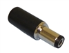 PHILMORE 250 SHORT DC COAXIAL POWER PLUG 2.5MM X 5.5MM,     OVERALL LENGTH 1"