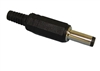 PHILMORE 250L LONG DC COAXIAL POWER PLUG 2.5MM X 5.5MM,     OVERALL LENGTH 1-7/16"