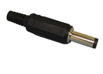 PHILMORE 250L LONG DC COAXIAL POWER PLUG 2.5MM X 5.5MM,     OVERALL LENGTH 1-7/16"