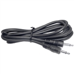 MODE 28-233-1 MONO 3.5MM PLUG TO 3.5MM PLUG CABLE (MALE TO  MALE), 6' LONG