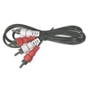 MODE 28-611-0 DUAL RCA STEREO CABLE, 6' LONG
