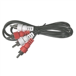 MODE 28-611-0 DUAL RCA STEREO CABLE, 6' LONG