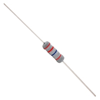 NTE 2W022 METAL FILM FLAMEPROOF RESISTOR 2 WATT 22 OHM 2%,  2/PACK: 22R 22OHM 2W