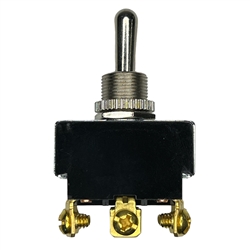 PHILMORE 30-048 TOGGLE SWITCH DPDT ON-OFF-ON, 20A @ 125VAC  / 10A @ 277VAC, SCREW TERMINALS