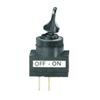 PHILMORE 30-12170 AUTOMOTIVE TOGGLE SWITCH SPST ON-OFF, 20A @ 12VDC, BLACK WITH QC TERMINALS *NOT RATED FOR 120/220VAC*