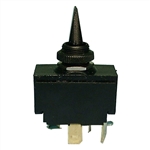 PHILMORE 30-125 REVERSING TOGGLE SWITCH DPDT (ON)-OFF-(ON), 21A @ 14VDC, QC TERMINALS *NOT RATED FOR 120/220VAC*