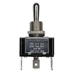 PHILMORE 30-315 HEAVY DUTY TOGGLE SWITCH SPDT ON-OFF-ON,    20A @ 125VAC / 10A @ 277VAC, QC TERMINALS