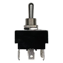 PHILMORE 30-325 HEAVY DUTY TOGGLE SWITCH DPDT ON-OFF-ON,    20A @ 125VAC / 10A @ 277VAC, QC TERMINALS