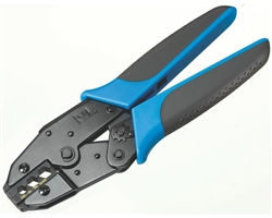 IDEAL 30-503 CRIMPMASTER RATCHETING CRIMP TOOL WITH CATV-F  DIE SET FOR RG59, RG6, RG6Q QUAD SHIELD (.255",.320",.350")