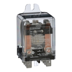 SCHNEIDER 300XBXC1-12D RELAY 12VDC DPDT 30A@300VAC/28VDC,   15A@600VAC, FLANGE MOUNT, UL/CSA