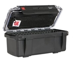 UK 307CVBLK-PAD 307 ULTRABOX BLACK, CLEAR VIEW LID, LID     POUCH & PADDED (ID: 6.69" X 2.76" X 2.95") *SPECIAL ORDER*
