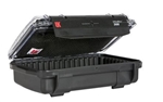 UK 308CVBLK-PAD 308 ULTRABOX BLACK, CLEAR VIEW LID, LID     POUCH & PADDED (ID: 7.87" X 4.72" X 2.56") *SPECIAL ORDER*
