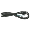 MODE 31-031-0 SVT LINE CORD 18/3 BLACK, 6' LONG