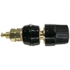 MODE 31-441-0 GOLD PLATED 5 WAY LARGE BLACK BINDING POST,   15A @ 125VAC