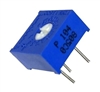 BOURNS 3386P-1-202LF TRIMMER POTENTIOMETER 2K OHMS 0.5 WATT 1 TURN, PCB MOUNT: 2 KOHMS TRIMPOT