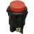 GC 35-455 LARGE PUSH BUTTON SWITCH, SPST PUSH ON - PUSH OFF, 16A @ 125/250VAC, RED BUTTON, QC TERMINALS