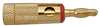 CIRCUIT TEST 370-322 HEAVY DUTY GOLD BANANA PLUG WITH RED   BAND, 8AWG MAX