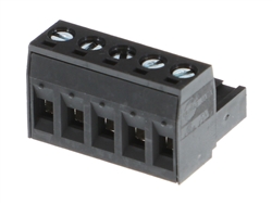 MOLEX 39530-0005 5.08MM 5 POSITION EURO PLUG / TERMINAL     BLOCK, RIGHT ANGLE, 05CCT