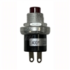 GRAYHILL 4001 MOMENTARY PUSH BUTTON SWITCH SPST N/O OFF-(ON), 1A @ 115VAC, RED PLUNGER, SOLDER TERMINALS