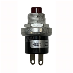 GRAYHILL 4001 MOMENTARY PUSH BUTTON SWITCH SPST N/O OFF-(ON), 1A @ 115VAC, RED PLUNGER, SOLDER TERMINALS