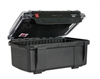 UK 408CVBLK-PAD 408 ULTRABOX BLACK, CLEAR VIEW LID, LID     POUCH & PADDED (ID: 7.87" X 4.72" X 3.95") *SPECIAL ORDER*