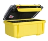 UK 408CVYEL-PAD 408 ULTRABOX YELLOW, CLEAR VIEW LID, LID    POUCH & PADDED (ID: 7.87" X 4.72" X 3.95") *SPECIAL ORDER*