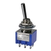 MODE 41-243-0 STANDARD SUB-MINIATURE TOGGLE SWITCH, DPDT    ON-ON, 6A @ 125VAC, SOLDER TERMINALS