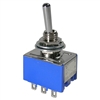 MODE 41-251-1 STANDARD SUB-MINIATURE TOGGLE SWITCH, 3PDT    ON-ON, 6A @ 125VAC, SOLDER TERMINALS