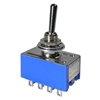 MODE 41-253-1 STANDARD SUB-MINIATURE TOGGLE SWITCH, 4PDT    ON-ON, 6A @ 125VAC, SOLDER TERMINALS