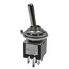 MODE 41-323-1 ULTRA MINIATURE TOGGLE SWITCH, DPDT ON-ON,    3A @ 125VAC, SOLDER TERMINALS