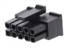 MOLEX 43025-1000 MICRO-FIT 3.0 RECEPTACLE HOUSING, DUAL ROW, 10 POSITION, UL 94V-0, LOW-HALOGEN, BLACK