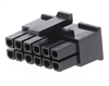 MOLEX 43025-1200 MICRO-FIT 3.0 RECEPTACLE HOUSING, DUAL ROW, 12 POSITION, UL 94V-0, BLACK