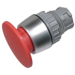 MODE 44-708R-0 UNLIT MOMENTARY CONTACT ACTUATOR,            22MM DIAMETER, WITH 36MM DIAMETER RED BUTTON
