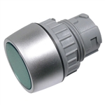 MODE 44-720G-0 MOMENTARY LIGHTED FLUSH BUTTON ACTUATOR, 22MM DIAMETER, GREEN LENSE CAP INCLUDED