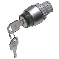 MODE 44-740-0 KEY ACTUATOR / SWITCH, 3 POSITION, 22MM       DIAMETER: LEFT/RIGHT = ON : CENTER = OFF