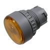 MODE 44-740Y-0 PILOT LAMP, 22MM DIAMETER, 29MM YELLOW FLAT  LENS ** 44-700-0 / 44-703-0 REQUIRED & NOT INCLUDED **