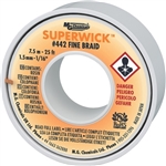 MG CHEMICALS 442 SUPER WICK #2 YELLOW .050" DESOLDERING     BRAID (25FT)