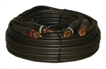 PHILMORE 45-425 DUAL RCA GOLD PLATED CABLE, TWO RCA MALE    PLUGS AT EACH END, 25' LENGTH