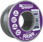 MG CHEMICALS 4865-227G SOLDER 22AWG .032" 63/37 NO CLEAN    1/2LB