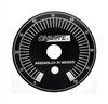 OHMITE 5000E ALUMINUM DIAL PLATE FOR RHEOSTAT /             POTENTIOMETER, 2-3/16", 0 TO 100 MARKINGS