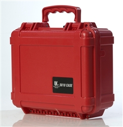 UK 5010RED S3 RED WATERTIGHT CASE (ID: 9.37" X 7.25" X 4.12") WITH FOAM