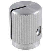 NTE KILO ALUM KNOB .925" CLEAR GLOSS FINISH 504-0039