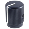 NTE KILO ALUM KNOB .925" BLACK MATTE FINISH 504-0041