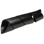 PICO 5118-0-44 BLACK 1/8" POLYETHYLENE SPIRAL WRAP, 10'     LENGTH, MAXIMUM BUNDLE DIAMETER: 1/16" TO 1/4"