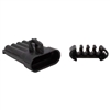 PICO 519-91 4-WAY MALE METRI-PACK HOUSING ASSEMBLY, 150     SERIES, TPA LOCK INCLUDED, 2/PACK (OEM: 12162102, 12047948)