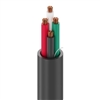 BELDEN CABLE 18AWG 4 CONDUCTOR STRANDED UNSHIELDED GRAY PVC CMG/FT4 300V 75C BLACK/RED/WHITE/GREEN (305M = FULL ROLL)