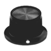 MODE 54-227-2 FLANGED KNOB WITH ALUMINUM INSERT & SET SCREW (25MM X 15MM), 2/PACK