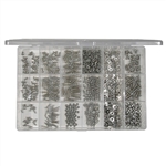 MODE 54-565-1 COMPREHENSIVE HARDWARE ASSORTMENT, 1175 PIECE OF ASSORTED 2-56, 4-40, 6-32, AND 8-32 HARDWARE