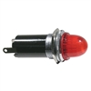 MODE 55-322-0 G3-1/2 (10MM) BAYONET BASE LAMP HOLDER WITH   RED LENS