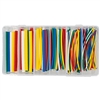 PICO 55-91 2:1 MULTI-COLOUR SINGLE WALL SHRINK TUBE         ASSORTMENT KIT, 1/16" TO 3/8"